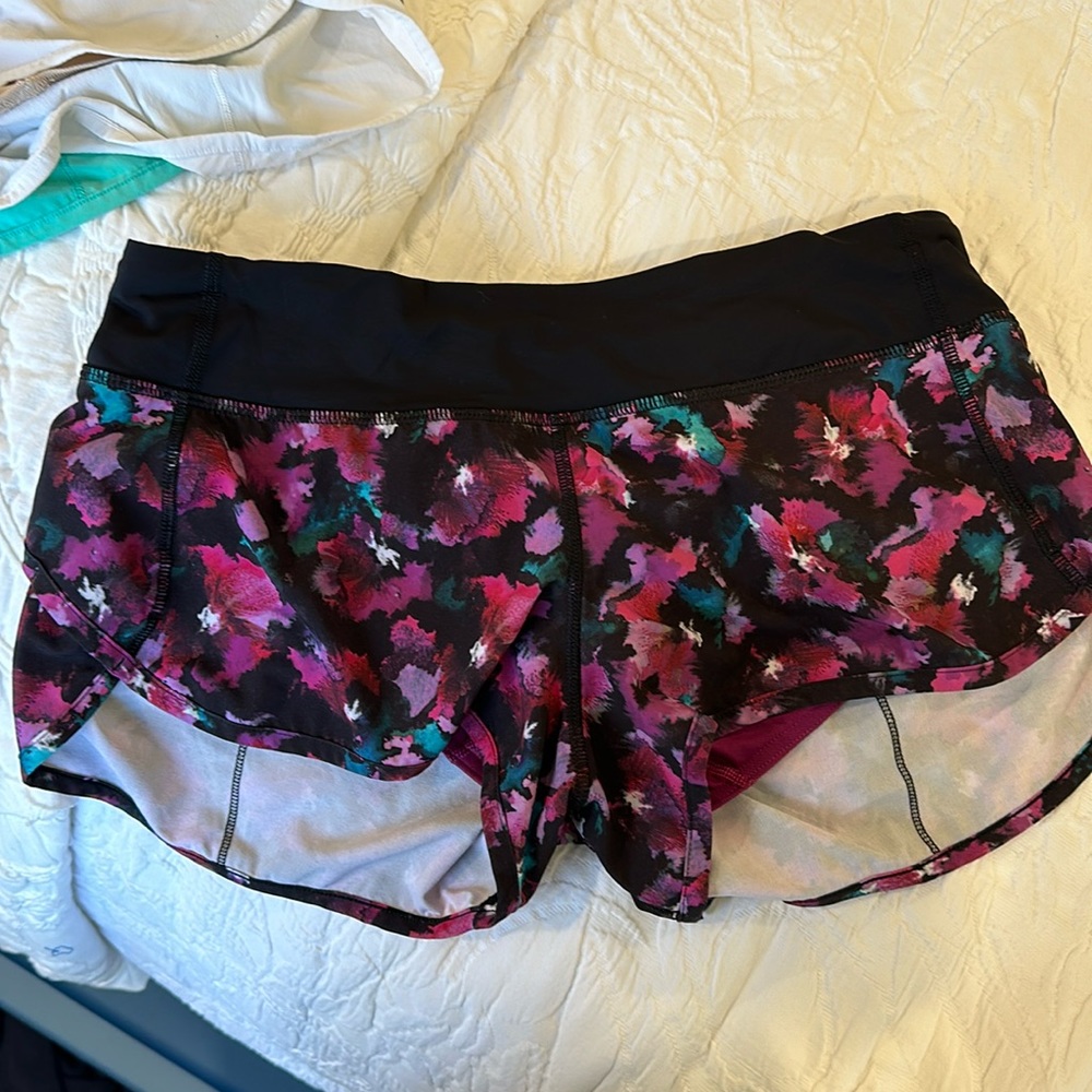 Lululemon speed up high rise lined running shorts